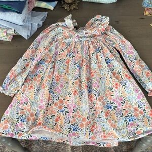 Cecil and Lou Floral Kids Dress - size 10